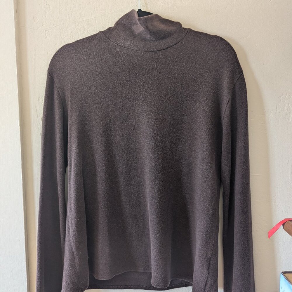Reformation Brown Turtleneck Top - Picture 2 of 3